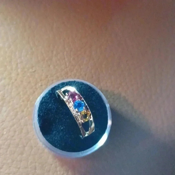 💙🌹Gold-plated Mother's ring. yellow - Picture 5 of 8